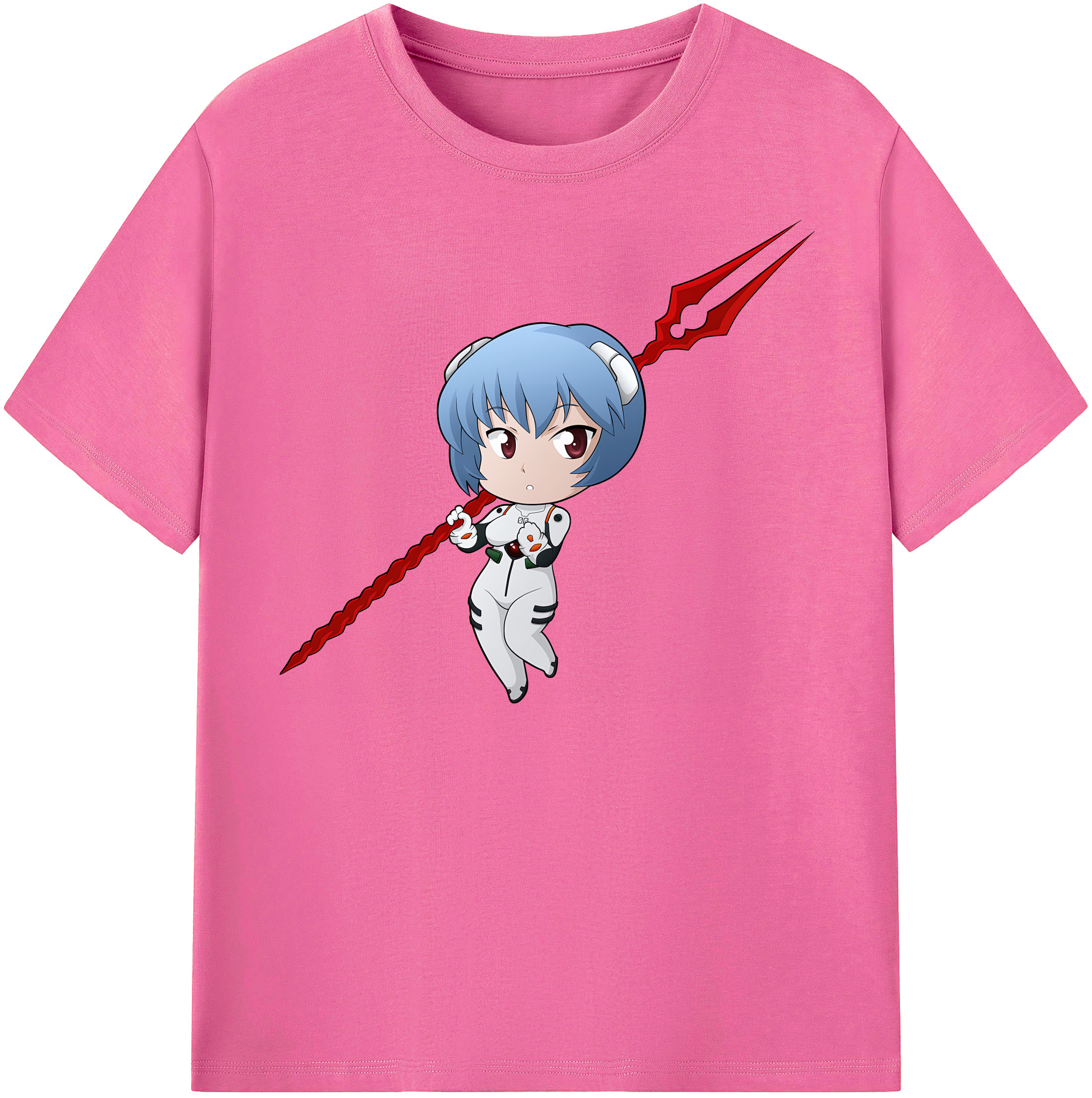 （画像用） EVA 新世紀エヴァンゲリオン レディースカジュアルプリントTシャツ（綿100％）